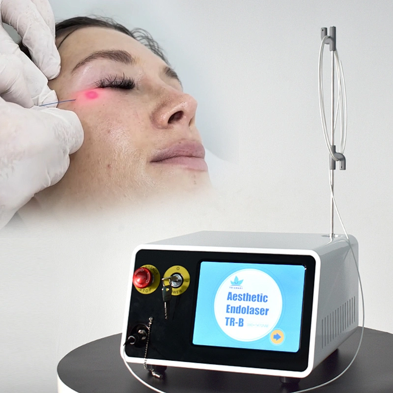 Newest Portable 980nm147nm Diode Laser Vaser Liposuction Skin Tightening Machine Removal Double Chin Endolaser Face Lifting
