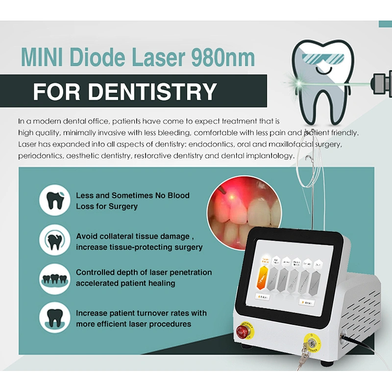 980nm Dental Laser Therapeutic Instrument