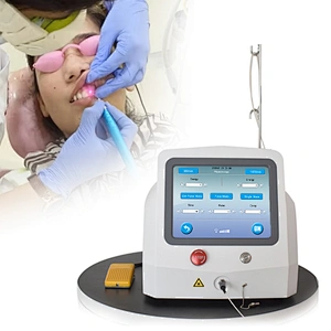 2025 Newest Portable Diode Laser Teeth Whitening Soft Tissue Cutting Dental 980nm1470nm Dual Wavelength Device