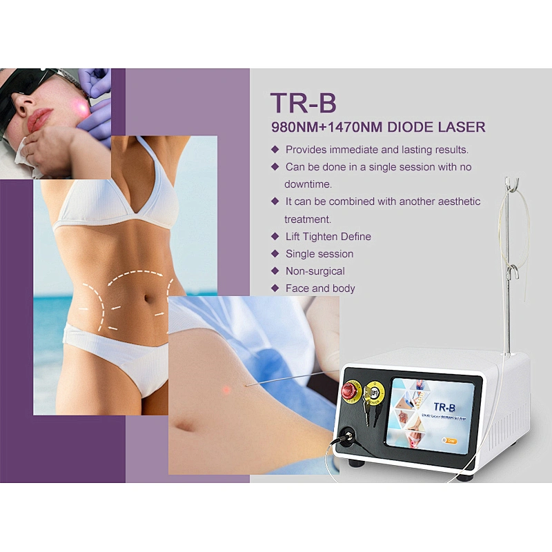 980nm 1470nm Laser Tightening Skin Retraction Improve Sagging Facial Care Skinrejuvenation