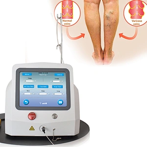 4 in 1 980nm Laser Spider Vein Diodo Laser Endovascular Laser Endovenous Machine Radiofrequency Varicose Veins Removal Machine