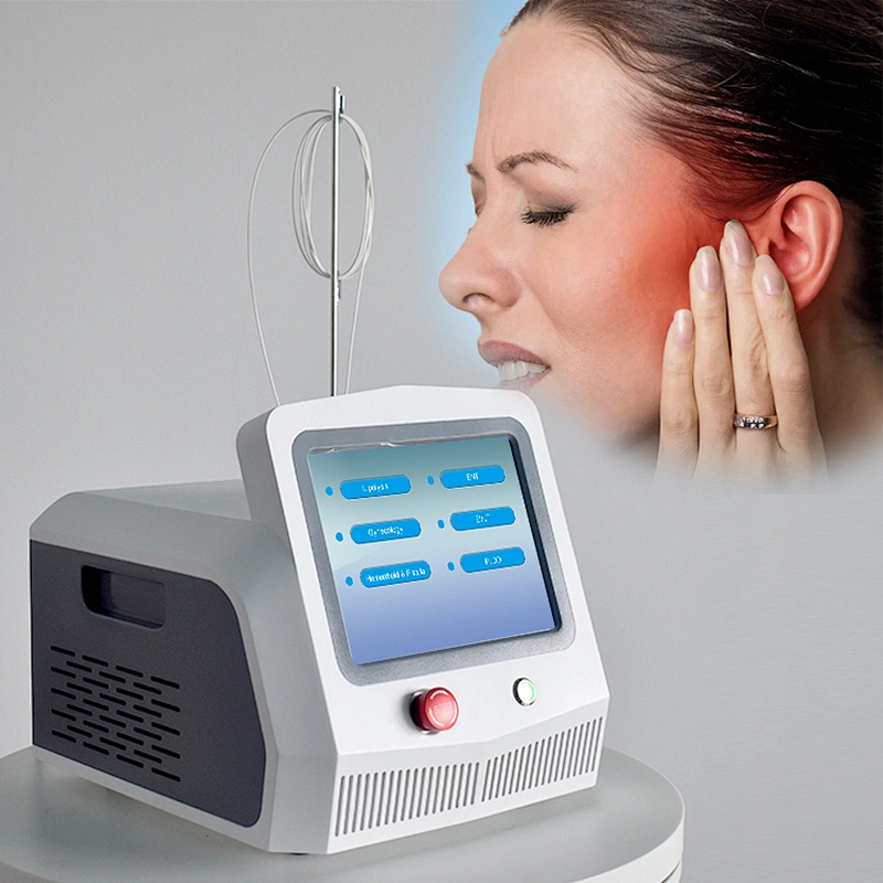 Tazlaser New Design Diode Laser 980nm+1470nm ENT Otolaryngology Surgical Treatment Equipment