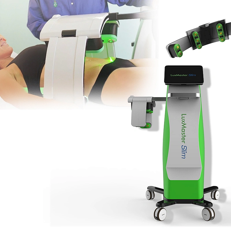 Hot Sale Non-invasive 532nm Green Light Laser Eliminate Abdomen Waist Fat 10d Lipo Laser Luxmaster Slimming Laser Machine