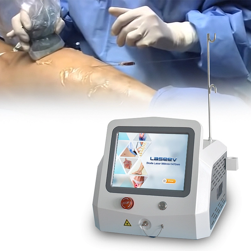 EVLT Laser Spider Vein Removal 980 nm 1470nm 1940nm Diode Laser for Vascular Lesion Removal