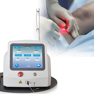 Triangel Laseev Portable EVLT Machine for Sale Diode Laser 980nm+1470nm Support Customization Varicose Veins Removal