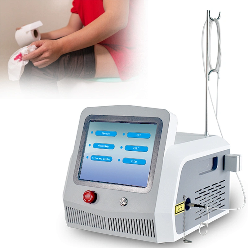 Hemorrhoids Diode Laser Instrument Treatment Device 1470nm Removal Anal Fistula Hemorrhoids 980nm Diode Laser