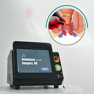 Hemorrhoids removal 980nm 1470nm diode laser machine treatment of hemorrhoids fistulas