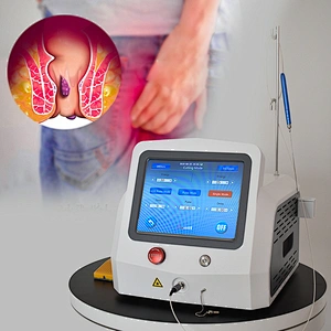 Newest 980nm 1470nm  Proctology Surgical Laser for Hemorrhoid Treatment Medical Equipment