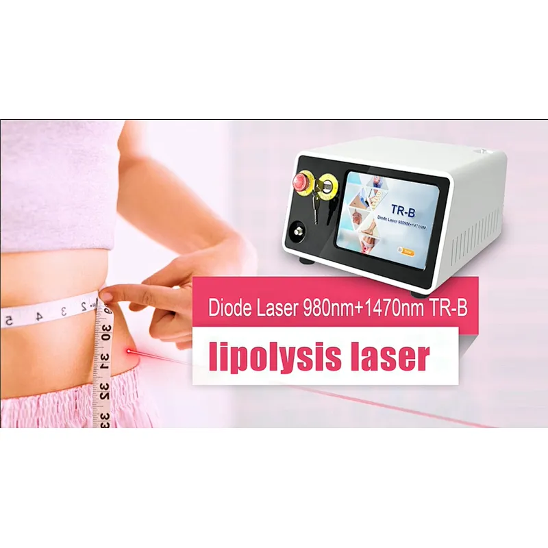 2024 Newest Class IV Facelifting 980nm 1470nm Lipolysis Dual Wavelength Minimally Invasive Laser Device