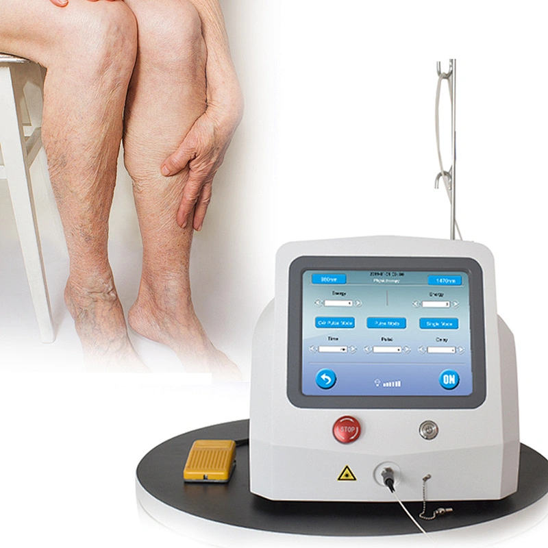 EVLT EVLA  Phlebology Varicose Veins Endovenous Laser Coagulation EVLC Fiber Laser 1940nm  1470nm Ablation Laser System