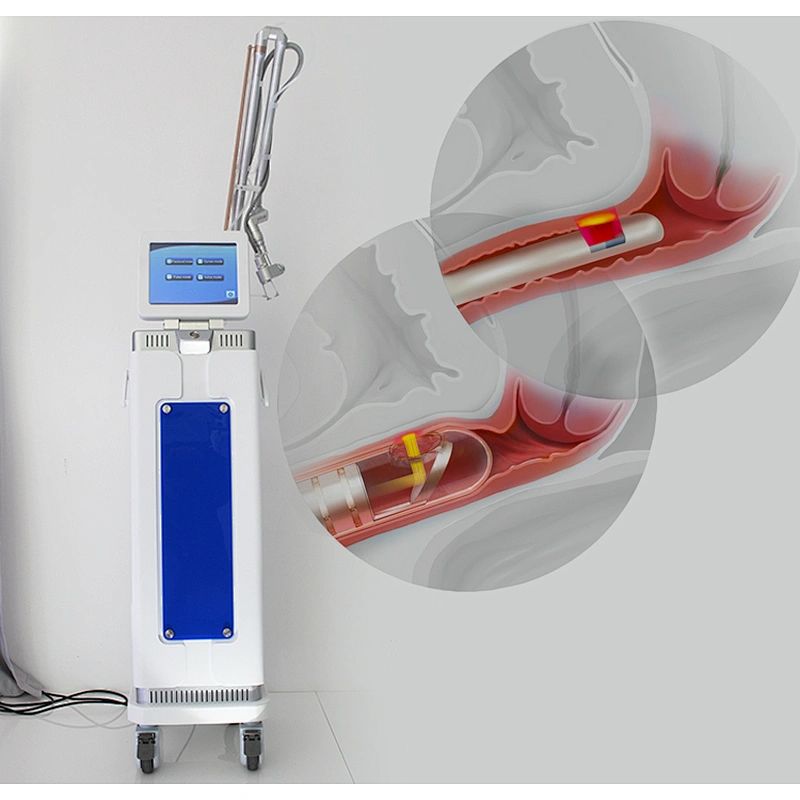 2025 Newest Fractional CO2 Laser Machine RF Metal Tube Vaginal Tightening Pulse Three Mode