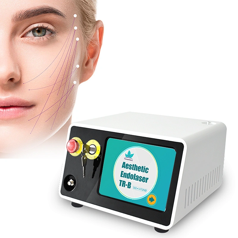 Fiberlifting Lipolysis Surgical Equipment 980nm+1470nm Diode Laser Liposuction Endolaser Lifting
