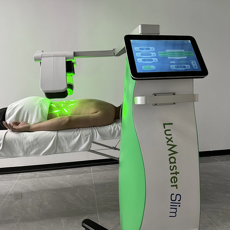 Hot Sale Non-invasive 532nm Green Light Laser Eliminate Abdomen Waist Fat 10d Lipo Laser Luxmaster Slimming Laser Machine