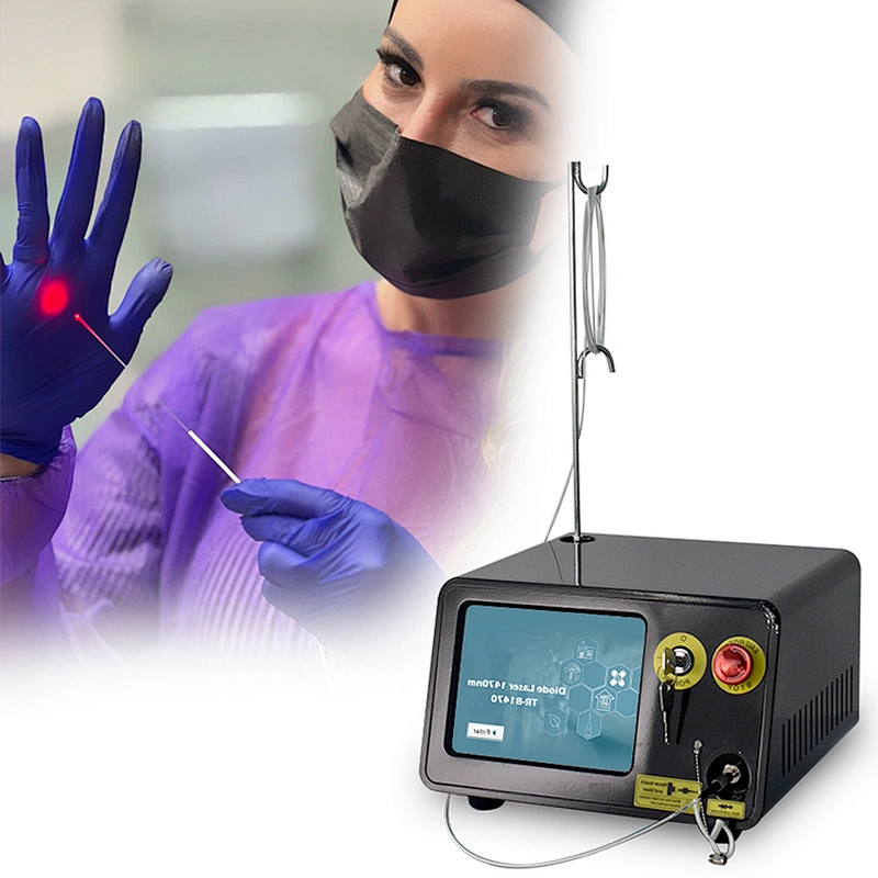 Triangel 2024 Surgical   Laser 980nm Laser Liposuction 1470nm Double Chin/eyebag  Removal Laser Device