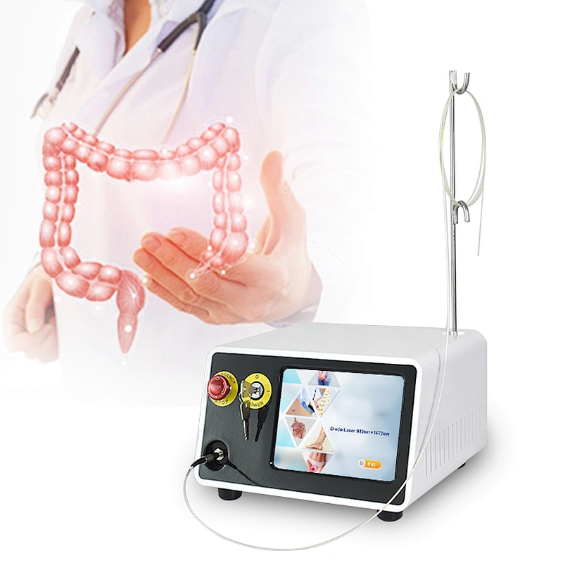 Hemorrhoids Piles Surgery Fistula 980nm 1470nm Laser Treatment Machine
