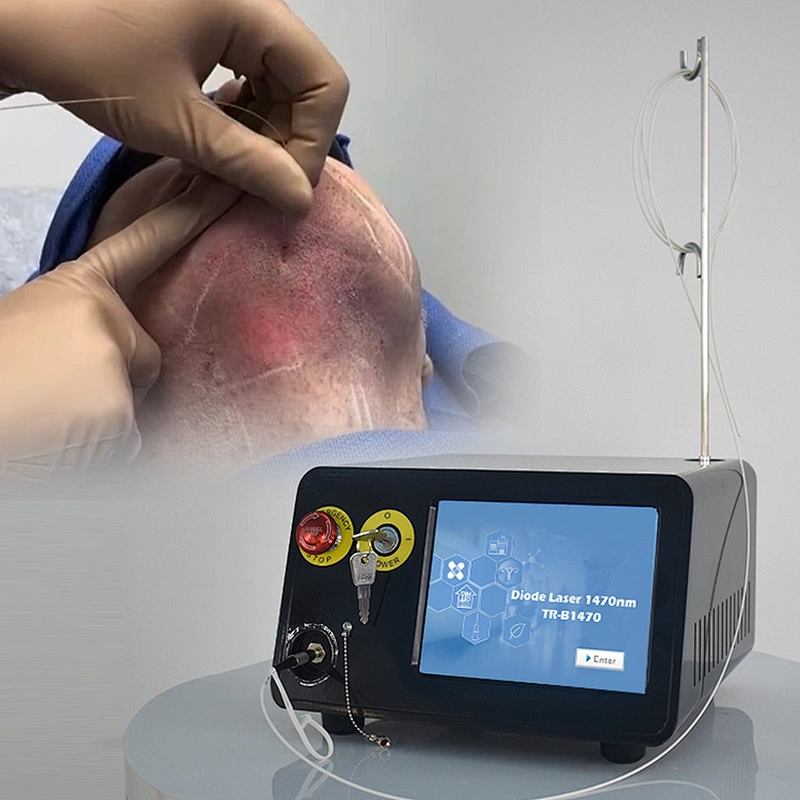 Dual 1470nm 980nm Lifting Lipo  Lipolysis EndoSkin Laser Facial Lifting Laser 1470