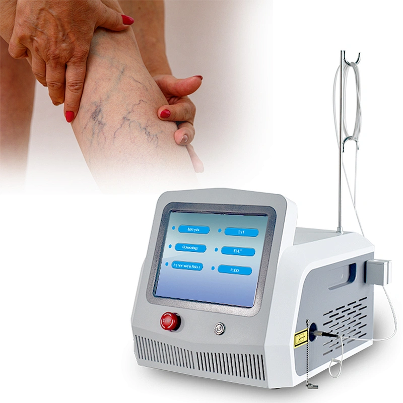 Endovenous Varicose Veins Treatment Machine Diode Laser 980nm1470nm EVLT Intravenous Spider Veins Vascular Removal Machine