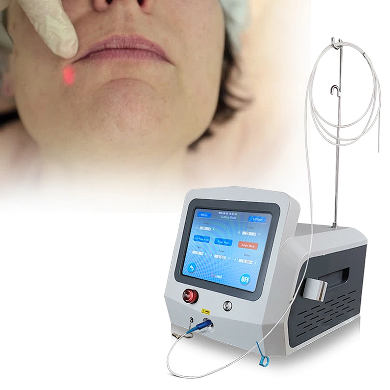 2024 Hot Sale Laser Lipolysis 980nm 1470nm Diode Laser Slimming Machine Fat Reduction Facelift Machine