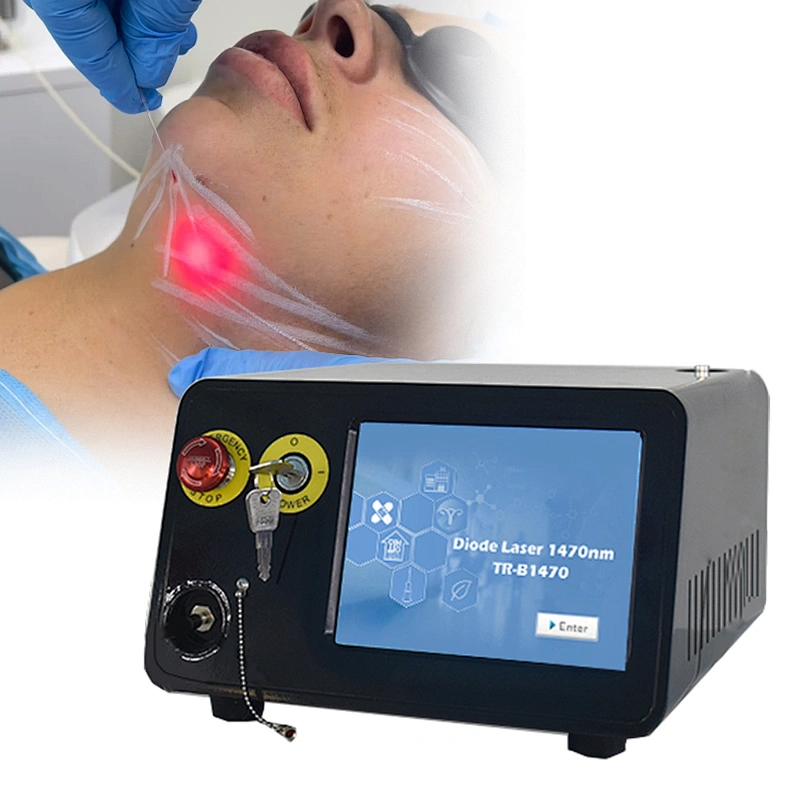 Facial Lifting Dual 1470nm 980nm Lifting Lipo Lipolysis EndoSkin Laser Lifting 1470