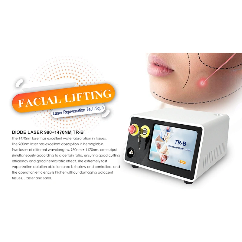 Newest Endolaser 1470nm 980nm Diode Laser Face Lifting Liposuction Machine Liposuct Endo Laser Lift
