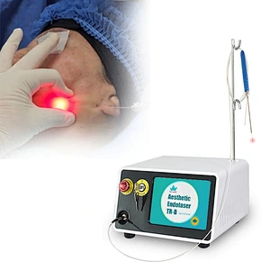 980nm 1470nm Portable Diode Laser Liposuction Machine Lipolysis Skin Tighten Endolaser for Facial Lifting