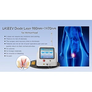 High Quality Hemorrhoids 980nm 1470nm Laser Machine 47w Mini-invasive Treatment for Hemorrhoids Fistula