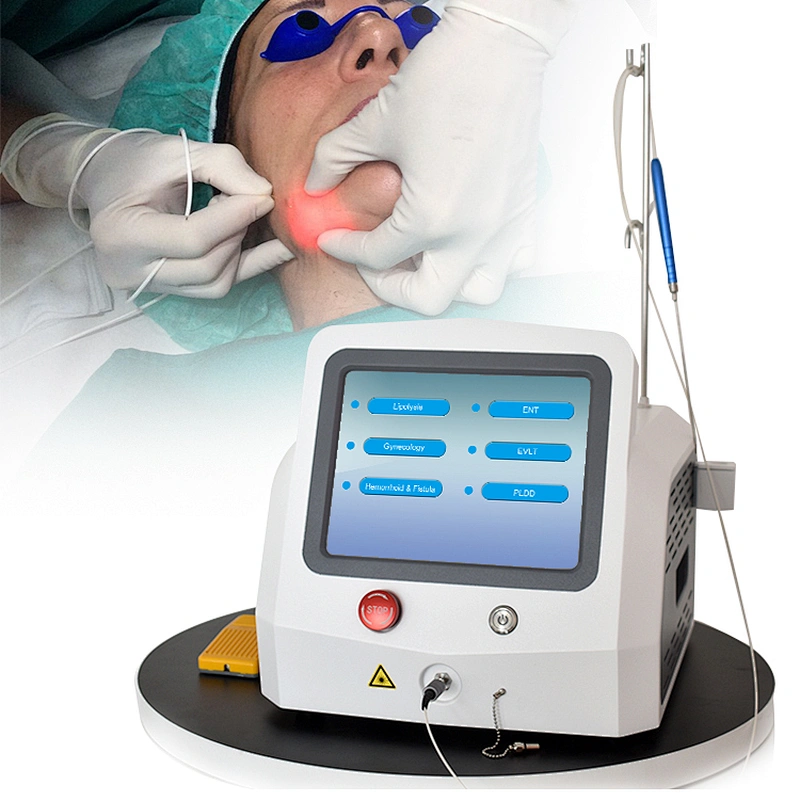 Hot Sale 980nm1470nm Diode Laser Lipolysis Equipment Vaser Liposuction Machine Endolaser Facial Lifting