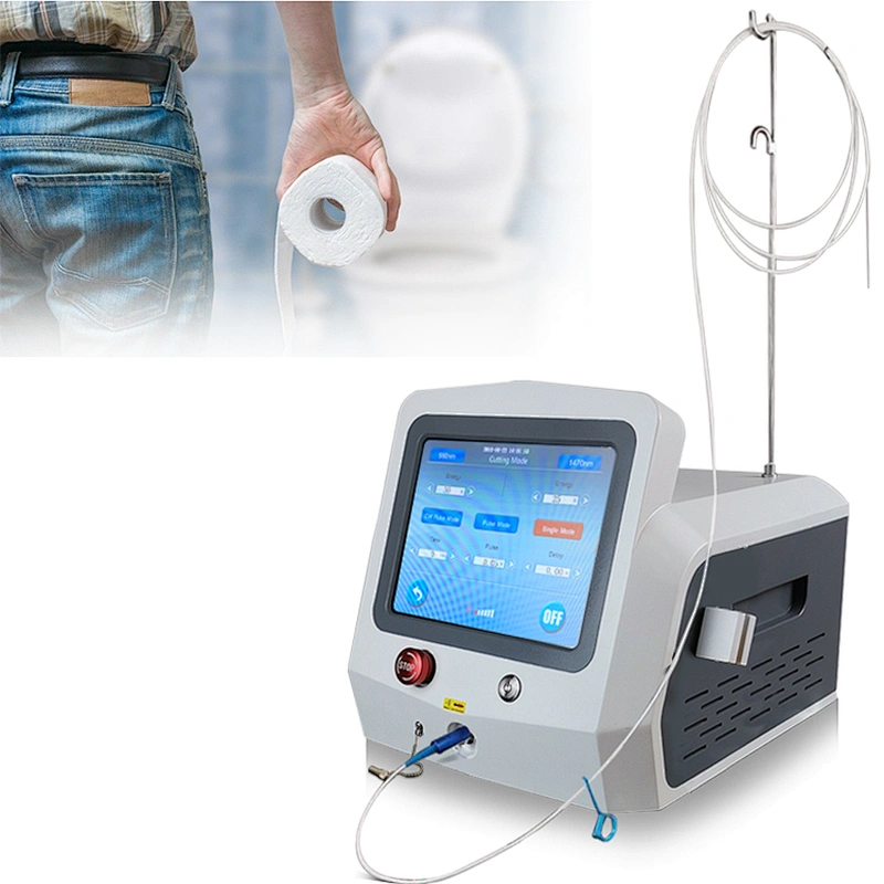 Factory Price Hot Sale Proctology Laser Surgery Machine Diode Laser 980nm1470nm Treatment Hemorrhoids(piles)