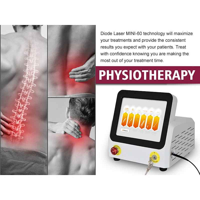 High Power Physical Therapy 980nm Class 4 Pain Relief Laser Therapy 30w 60w Physiotherapy Machine