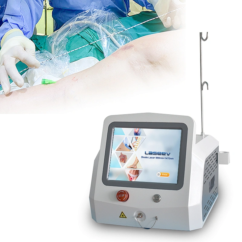 Radial Laser Fiber EVLT Varicose Vein Removal 1470nm 1940nm Laser Wavelenth Machine