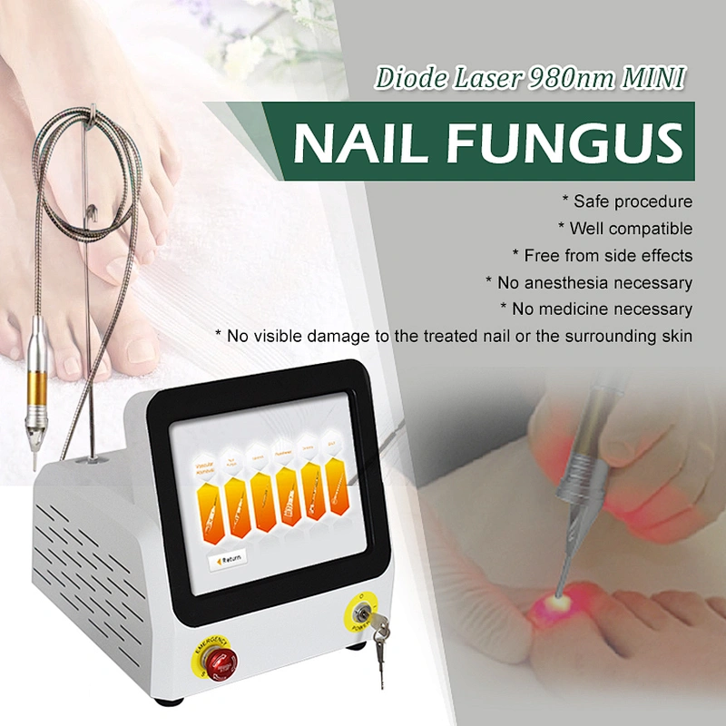 Professional Podiatry Podiatrist Doctor Use Nail Fungus Onychomycosis Laser 980nm 1064nm Fungal Nail Laser Machine