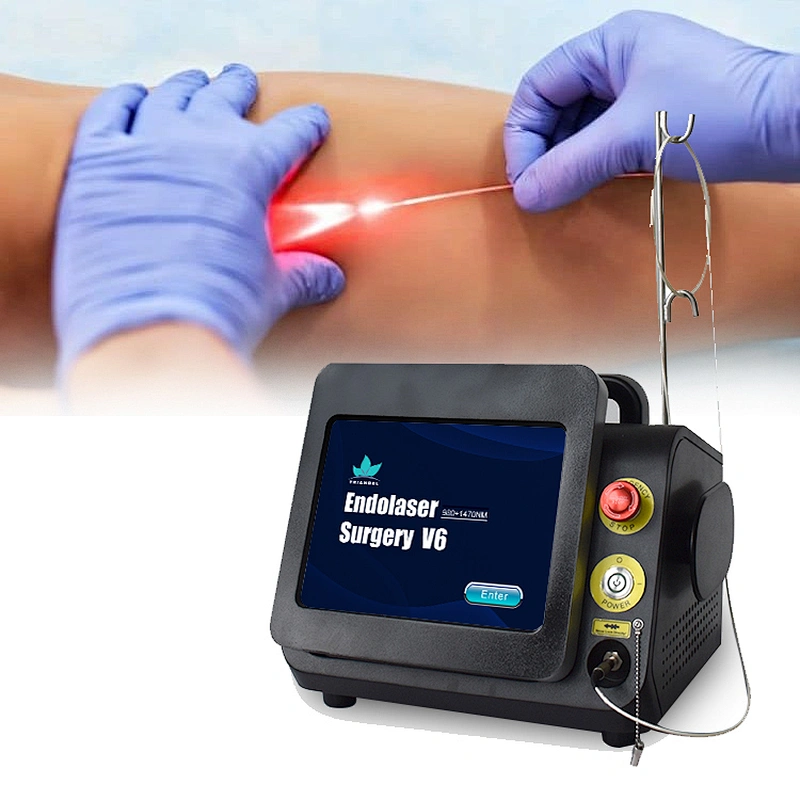 High Effectiveness 980nm 1470nm Diode Laser Varicose Veins Machine