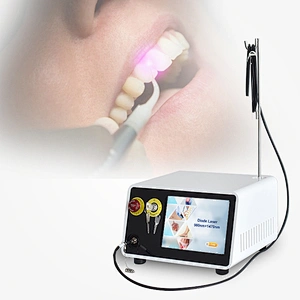 Dental Soft Tissue Laser Machine 980nm 1470nm Diode Dental Laser Treatment Teeth Whitening Instrument