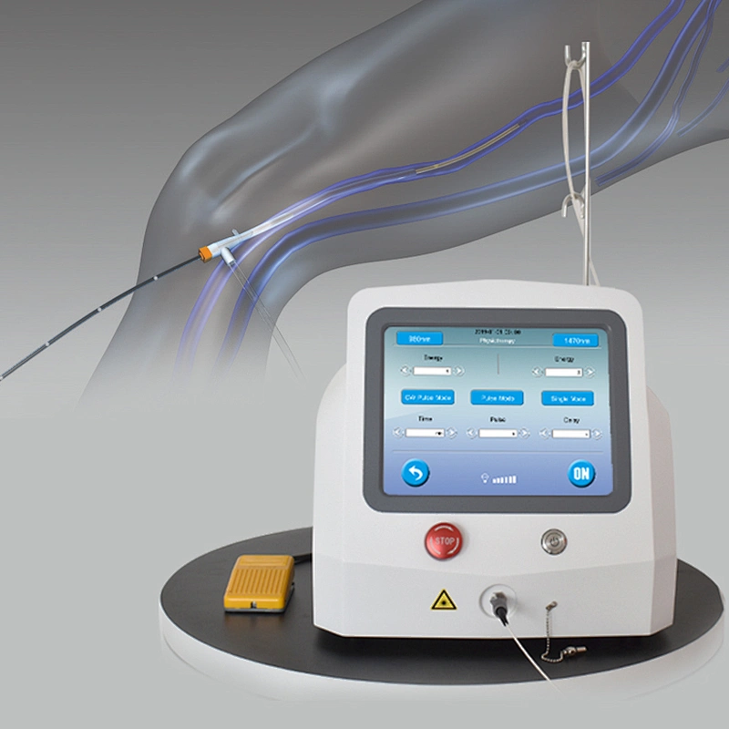 2024 Diode Laser 980 1470 nm 1940nm Laser EVLT Treatment Endovenous Vein Removal Machine