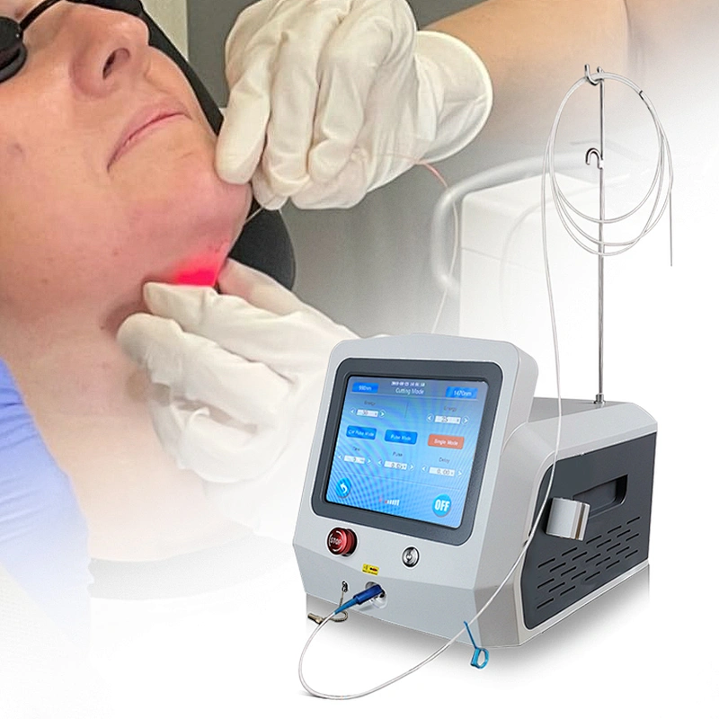 Portable Diode Laser 980nm1470nm  Lipolysis Slimming Fat Removal Vaser Liposuction Machine Endolaser Facial Lifting