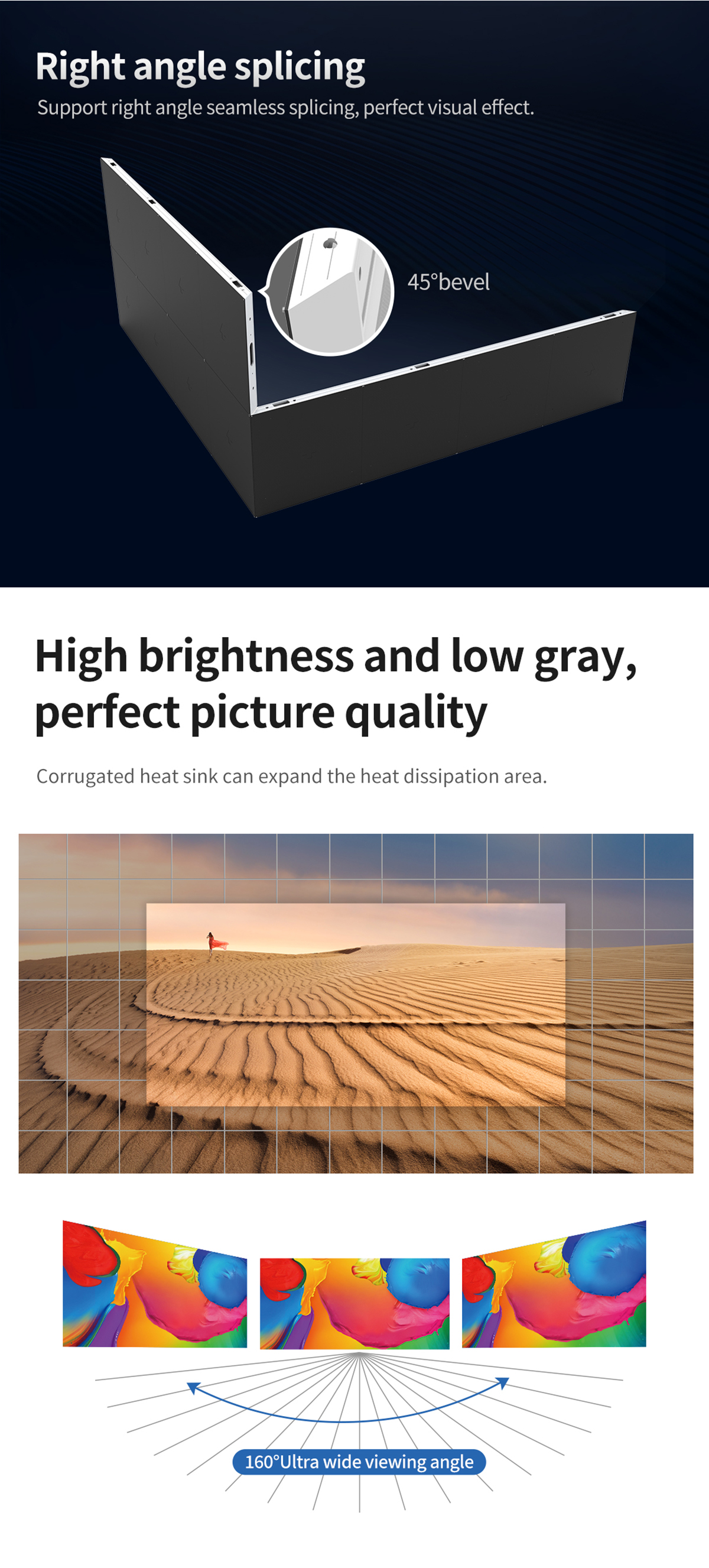 ultra thin LED display screen for advertising indoor