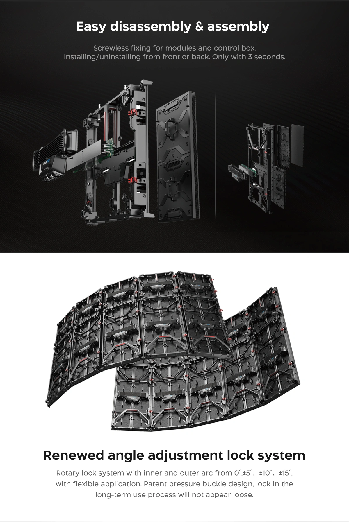 P1.9 stage LED video panels
