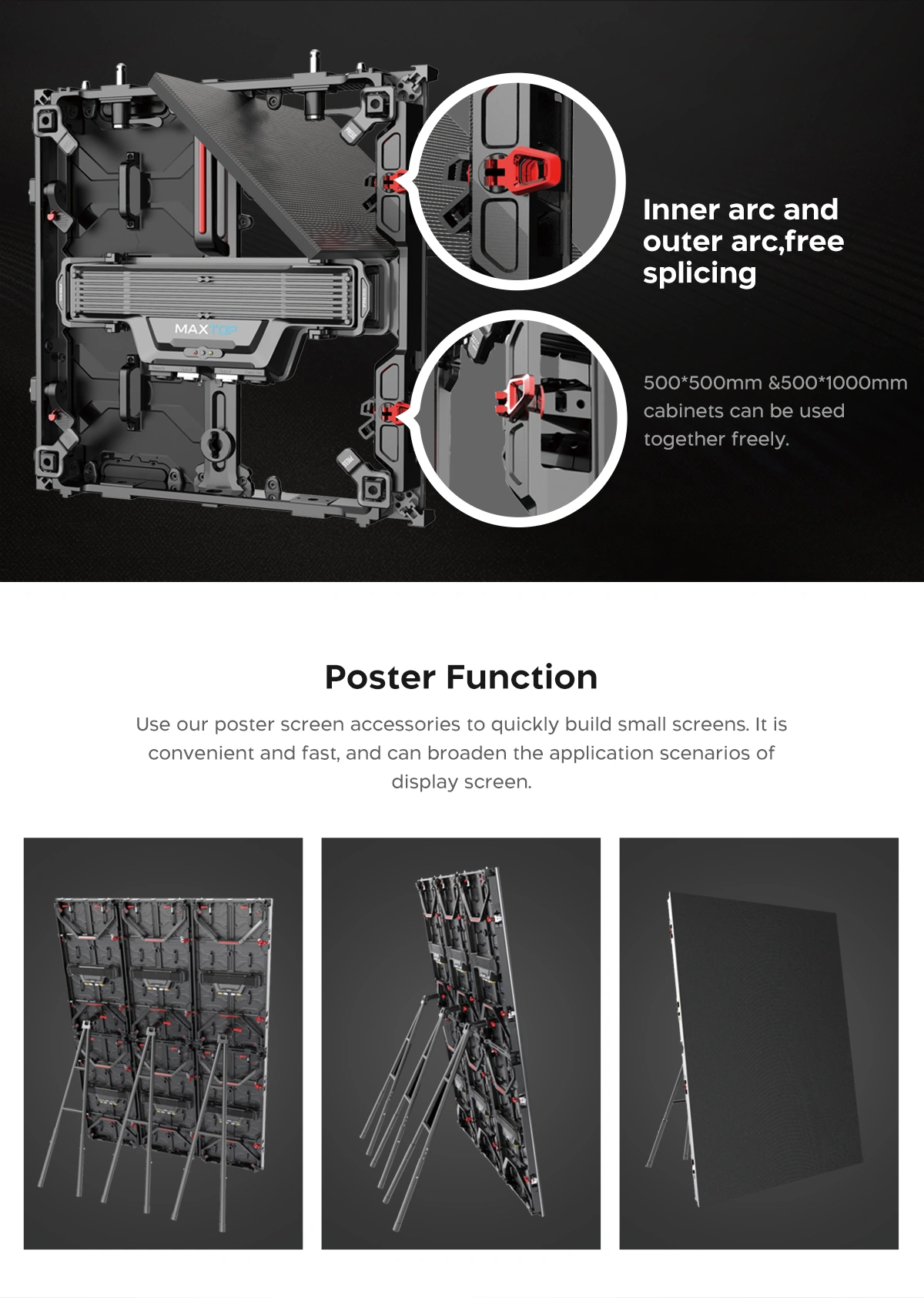 P2.3 stage LED video panels