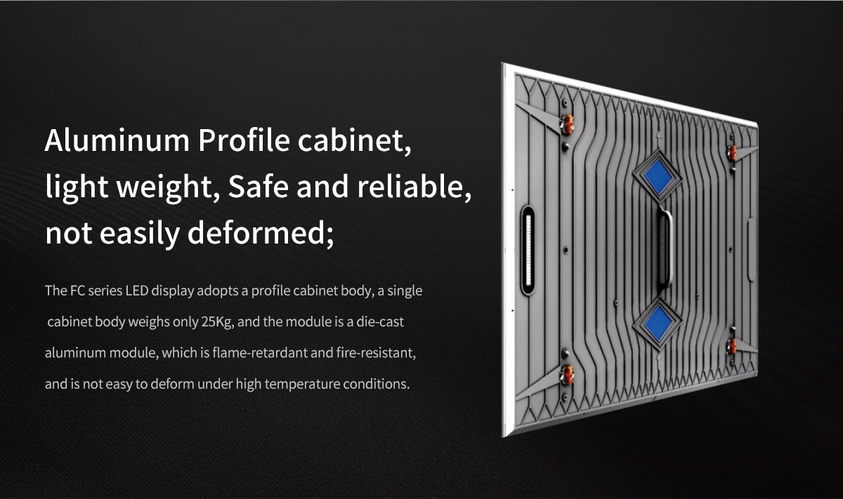 Ultra-light outdoor advertising LED video panels