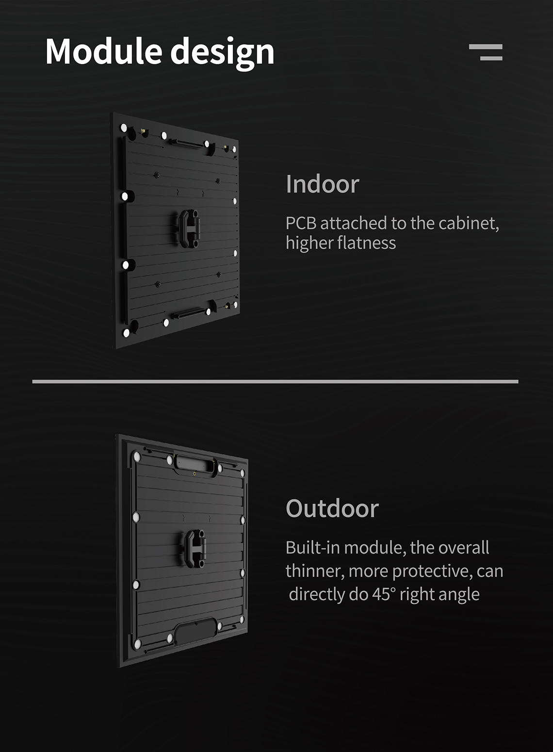 indoor P3.4 LED cabinet