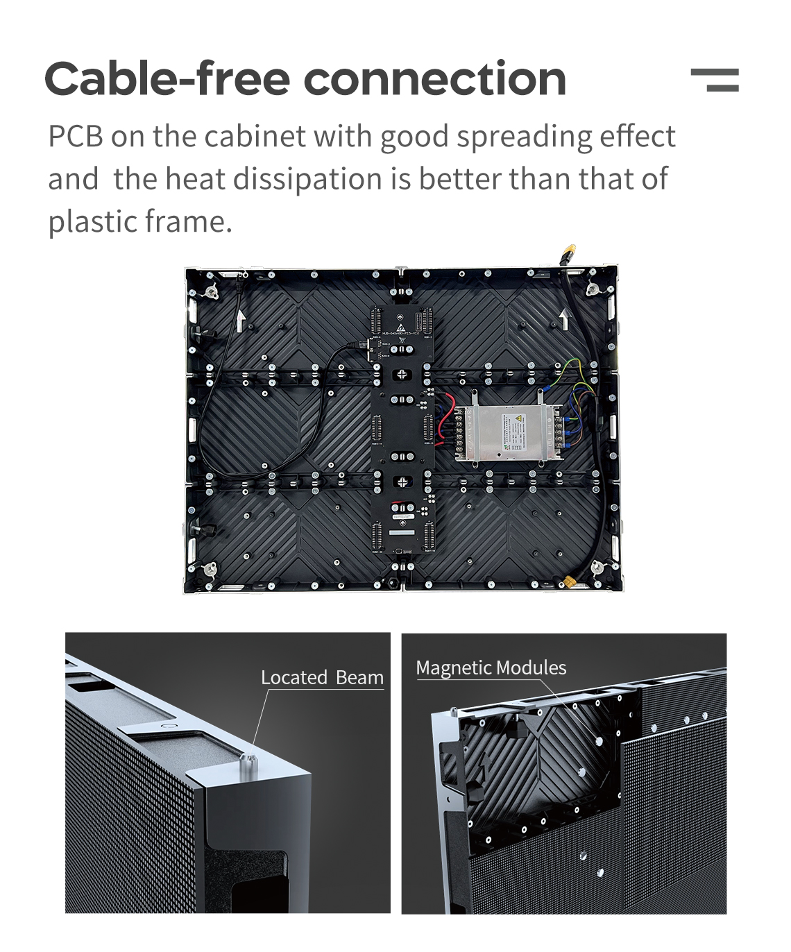 High resolution LED video wall indoor