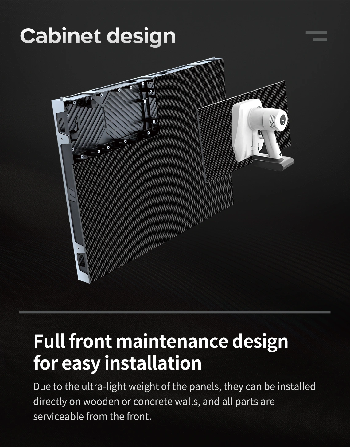 LED marketing screen