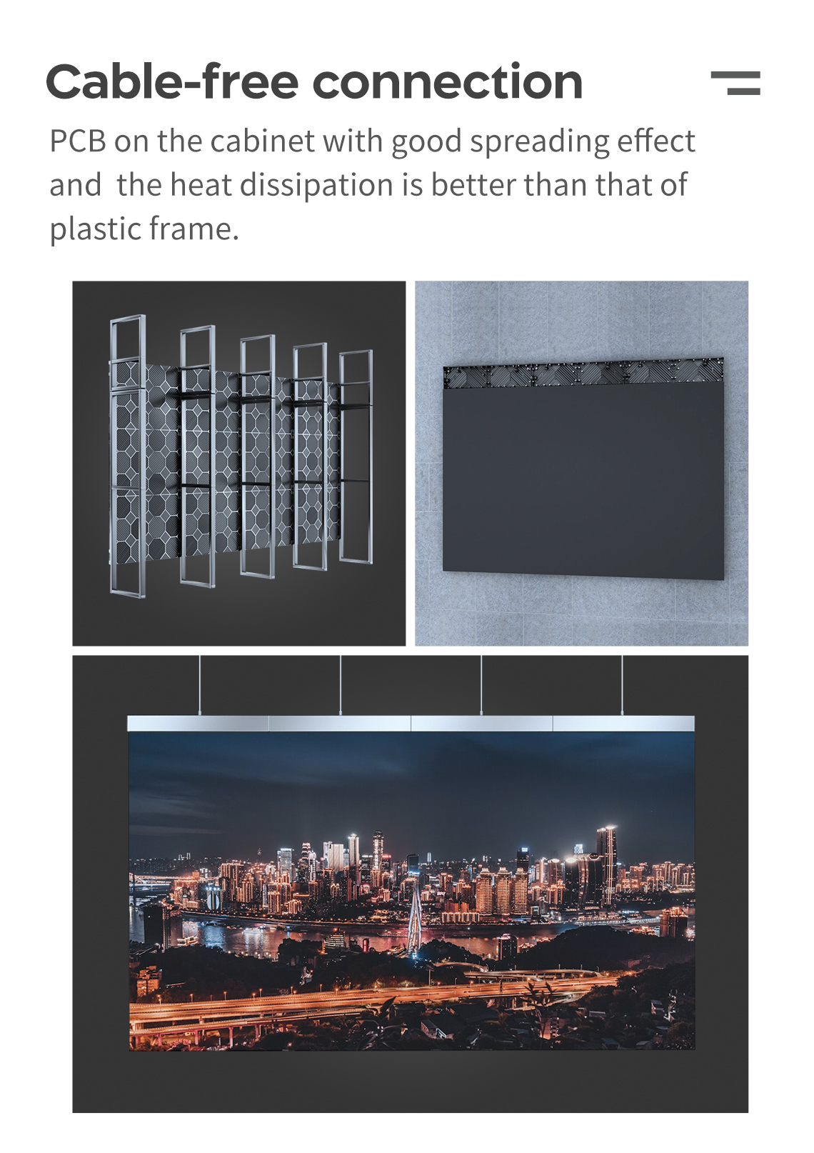 P1.25 indoor LED video panel