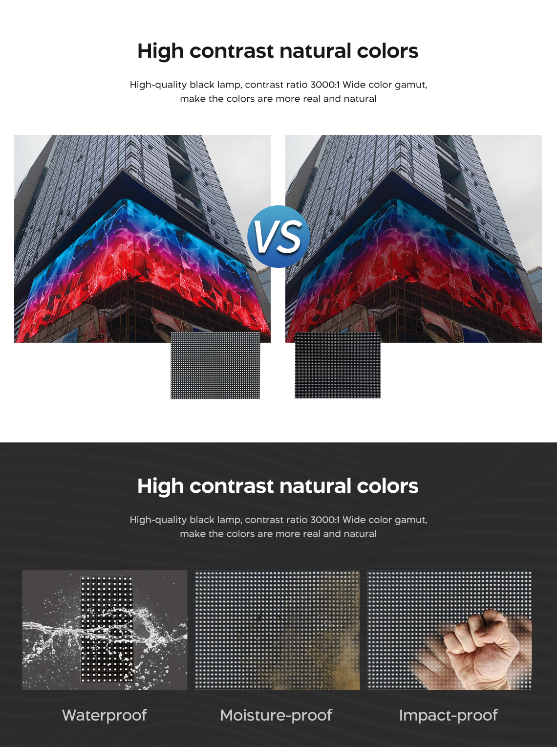 3D LED panel outdoor P4
