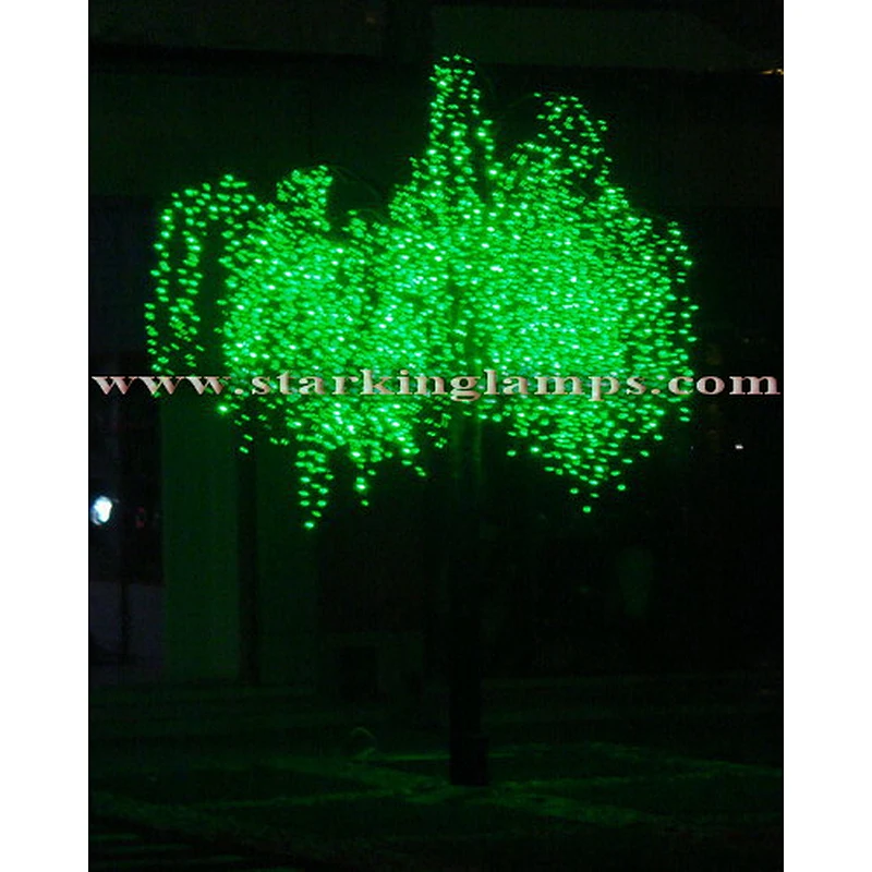 Factory direct sales wholesale high quality outdoor decoration holiday wedding foil artificial ed cherry blossom tree