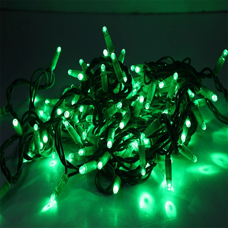 Hot sale outdoor Christmas decoration waterproof IP65 pvc led light chain, led garland string light