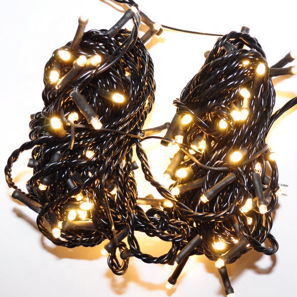 warm white 10m 100led led tree string light extendable waterproof christmas light for holiday garden party trees streets project