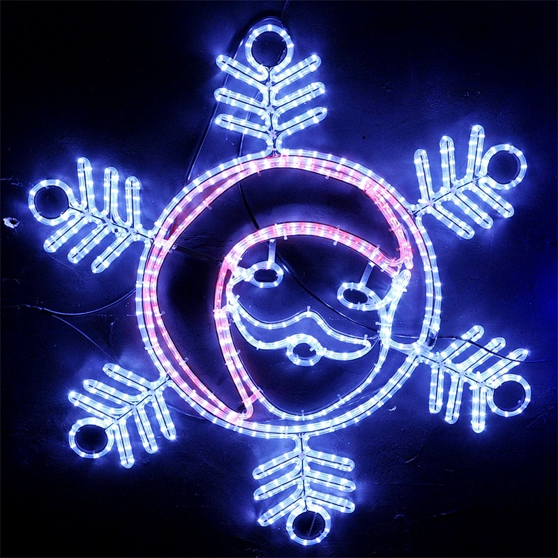 LED Christmas motif light rope light material street motif decoration light