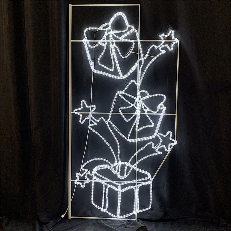 2D led neon motif light GOD JUL letter motif merry christmas motif light