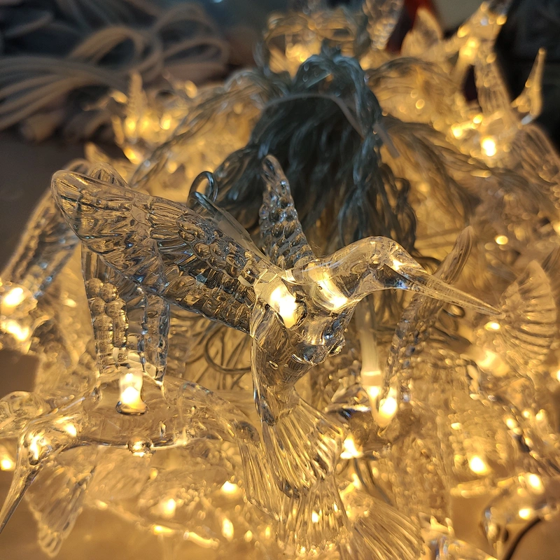 welovexmas Chweihnachtsbeleuchtung  Vogel lichtdekoration